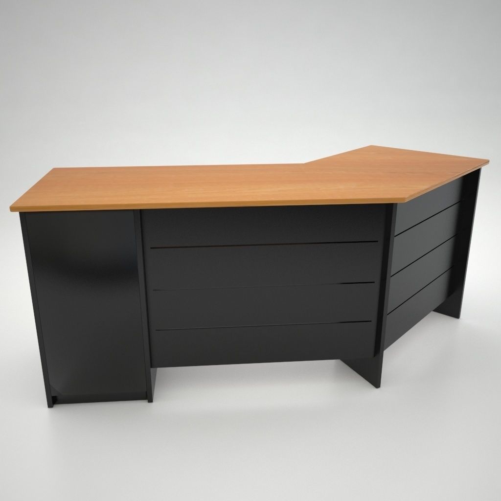Office Table free 3D model CGTrader