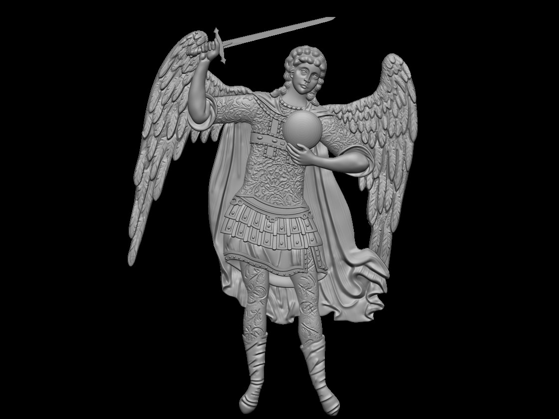 Arhangel Mihail Archangel Michael 3D model 3D printable | CGTrader