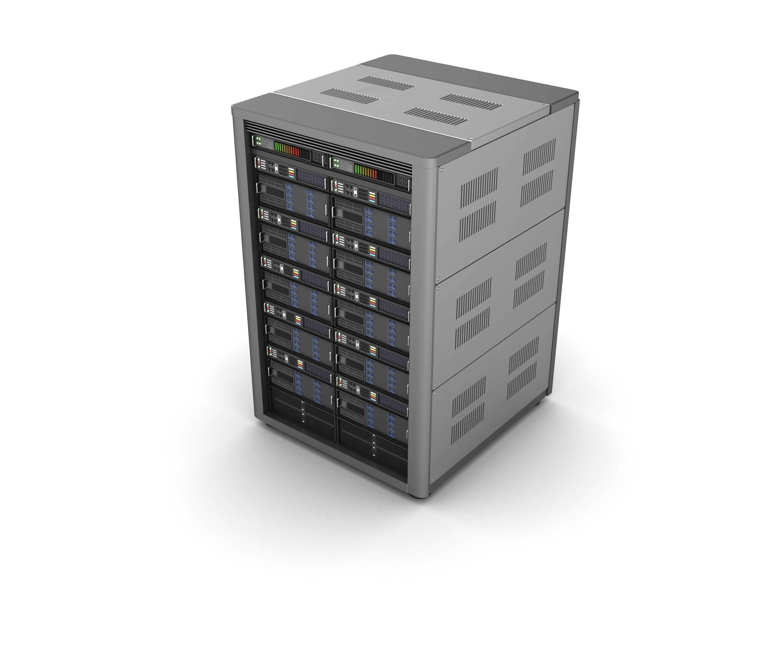 Modern server storage database 3D model | CGTrader