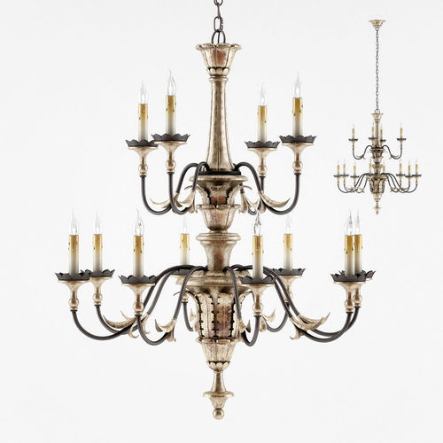 Currey and Company - Adara Chandelier Lighting 3D model MAX OBJ MTL MAT Currey and Company - Adara Chandelier Lighting 3D model MAX OBJ MTL MAT