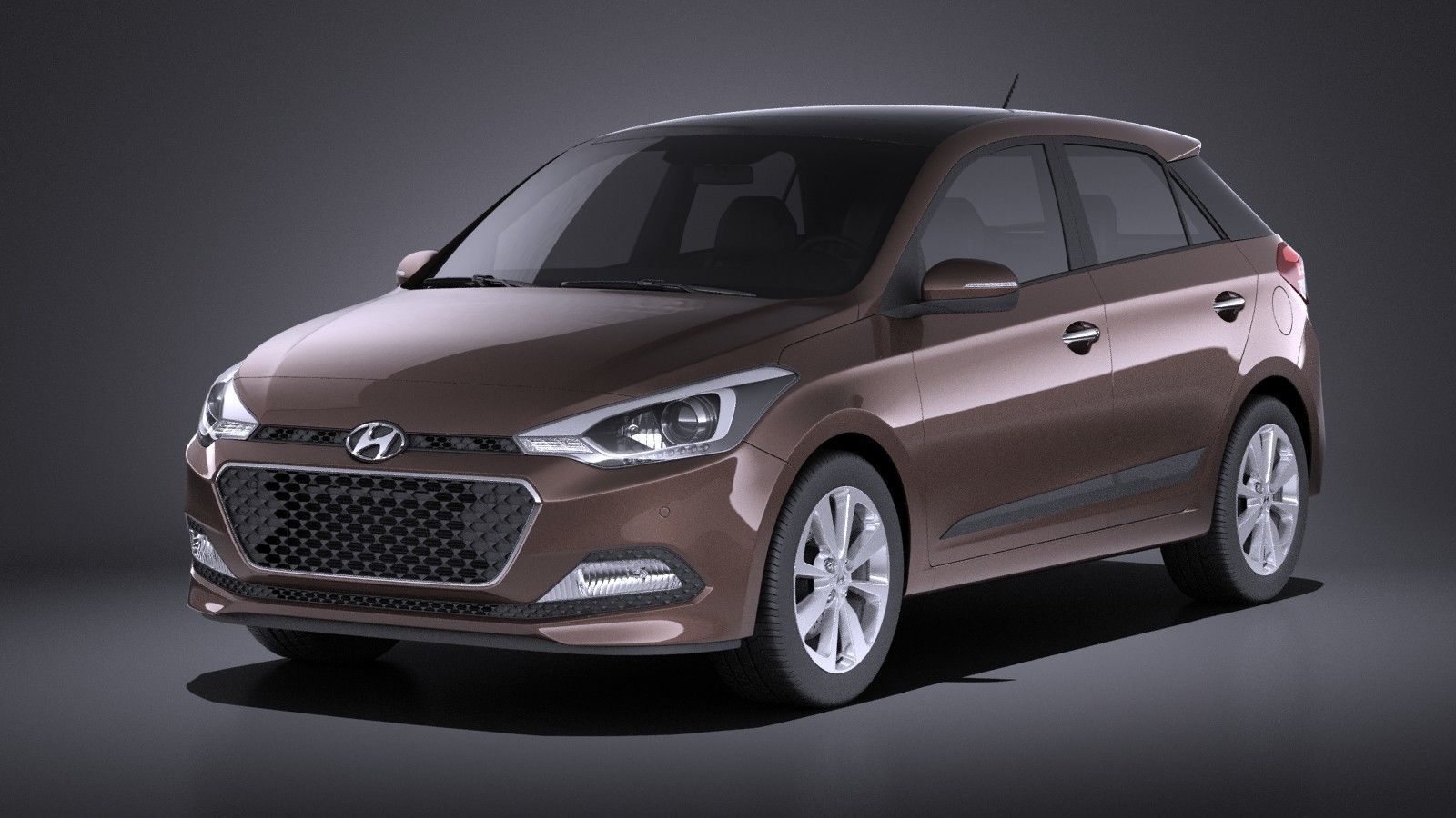 Hyundai I20 2017 Vray 3d Model Cgtrader
