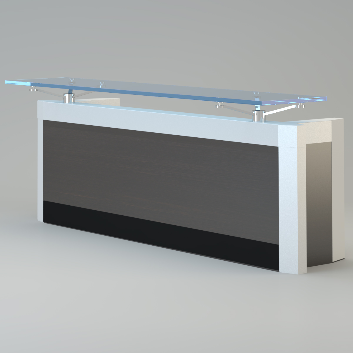 Contemporary reception desk 3D Model MAX