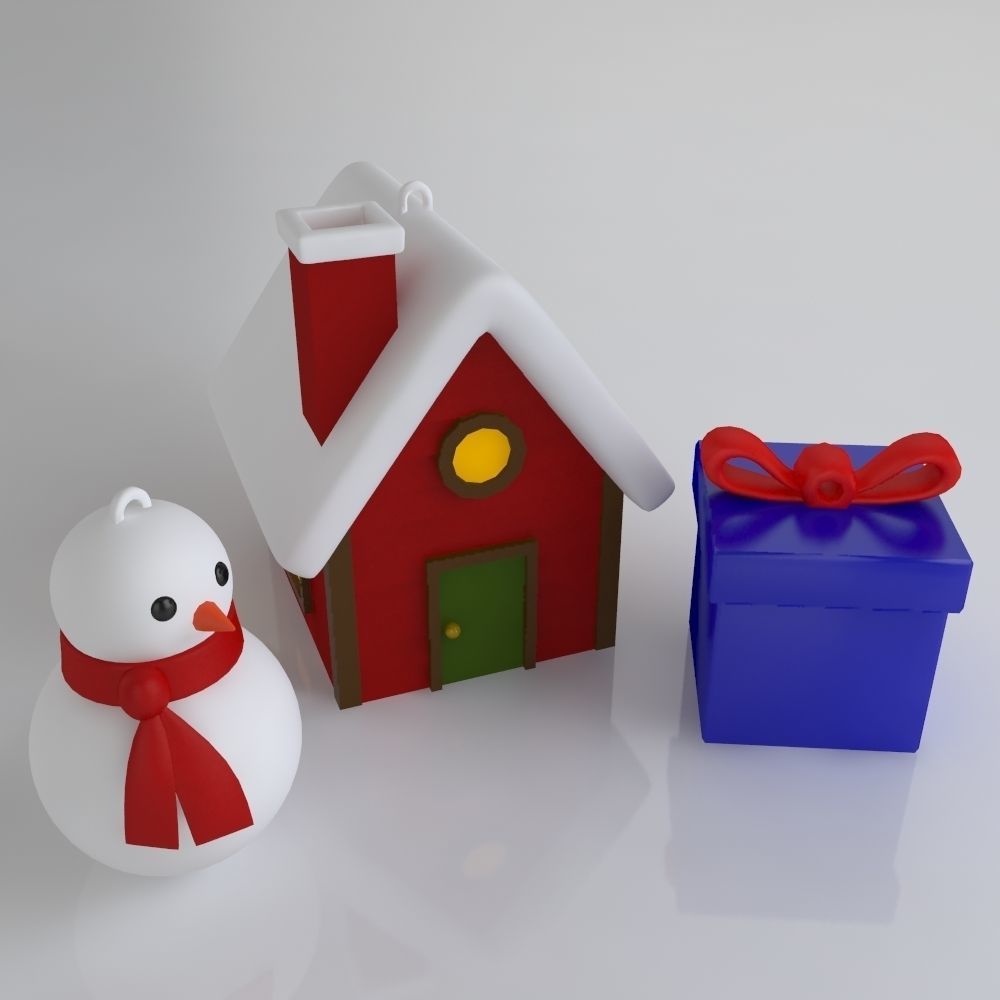 Christmas tree decors pack