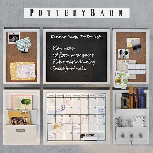 Pottery Barn Daily System Model Cgtrader