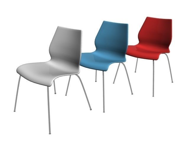 Kartell Maui Chair Low-poly  3D model