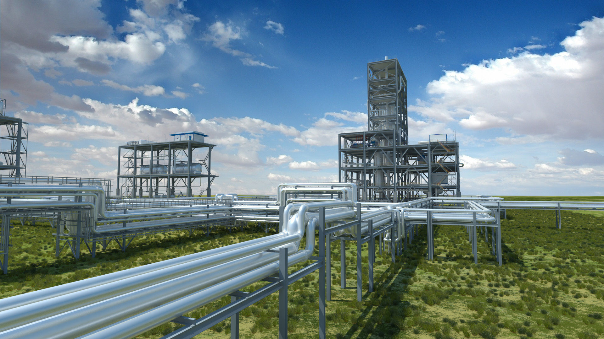 industrial factory environment pipeline
