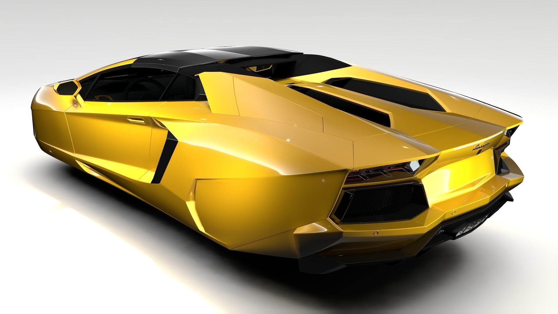Lamborghini Aventador Flying 2017 3D Model MAX OBJ 3DS FBX C4D LWO LW