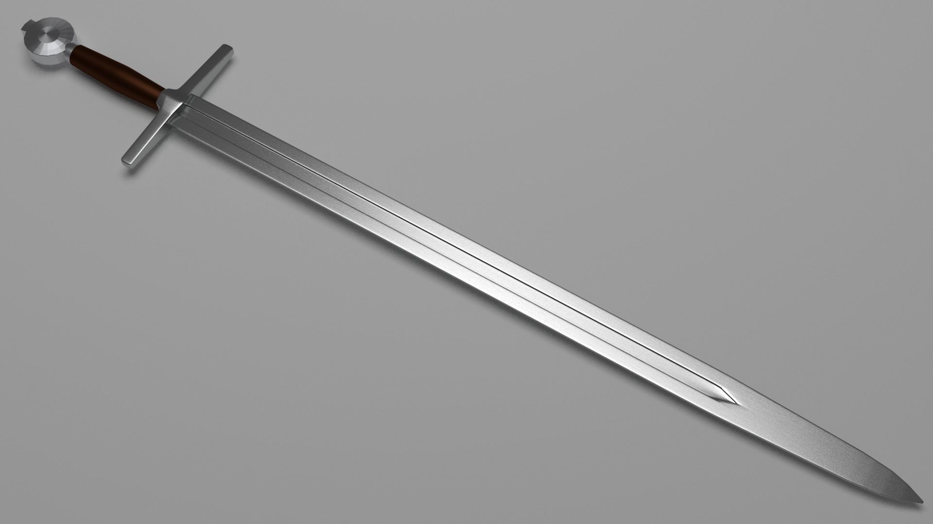 english longsword 3d asset