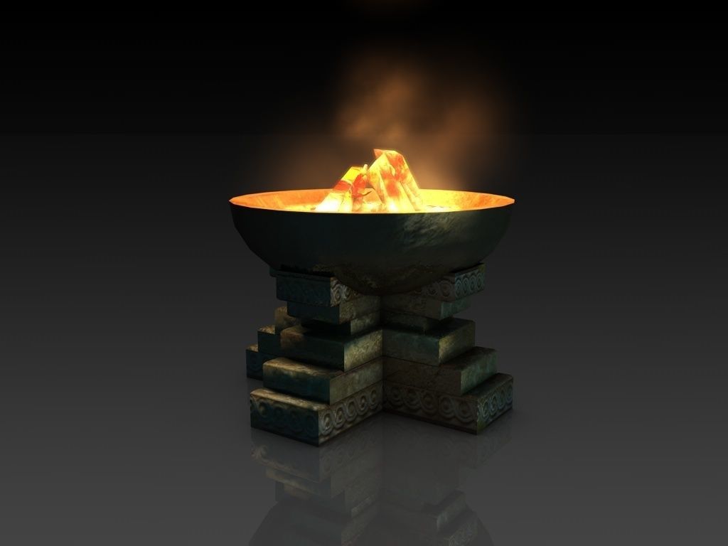 3d Asset Ancient Brazier Fire Pit Bowl Cgtrader Ancient Brazier Fire Pit Bowl 3d Model Low Poly Max Obj Mtl 3ds Fbx C4d
