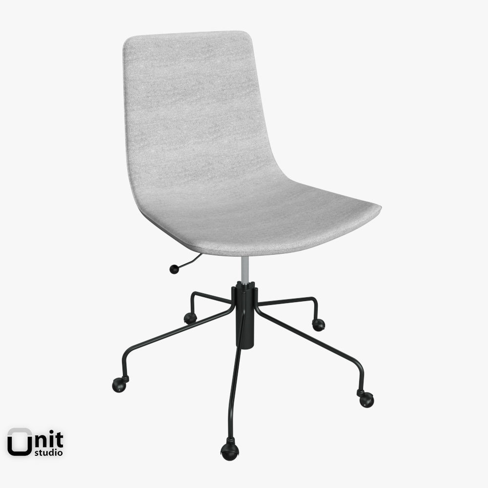 Wheel Slope Office Chair By West Elm 3d Model Cgtrader Slope Office Chair By West Elm 3d Model Max Obj 3ds Fbx Dwg 1
