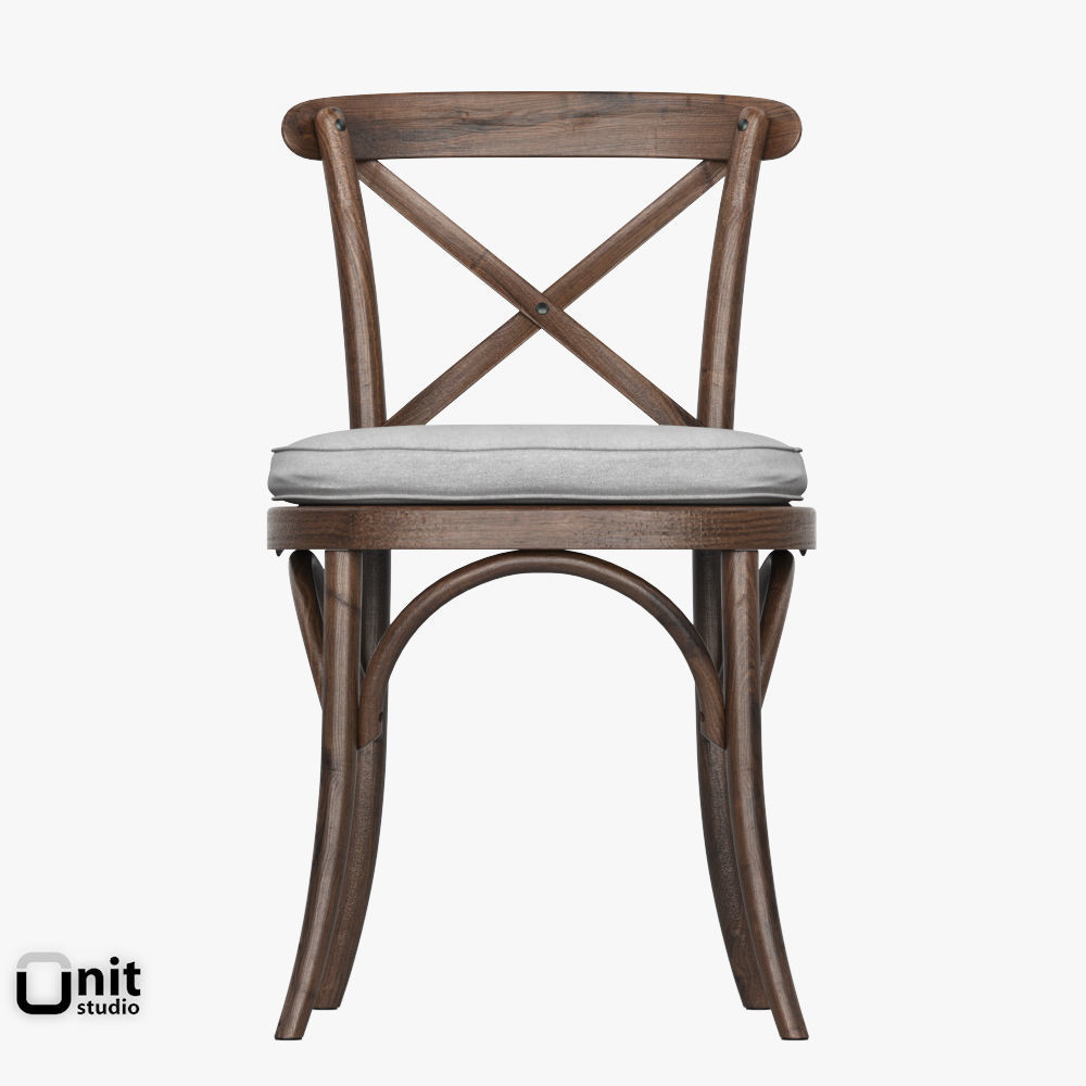 Madeleine Side Chair by Restoration Hardware 3D model CGTrader