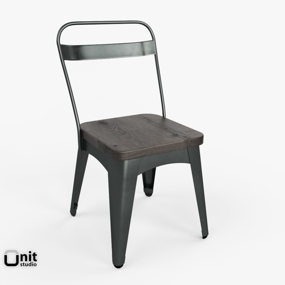 Xavier Dining Chair By West Elm 3d Model