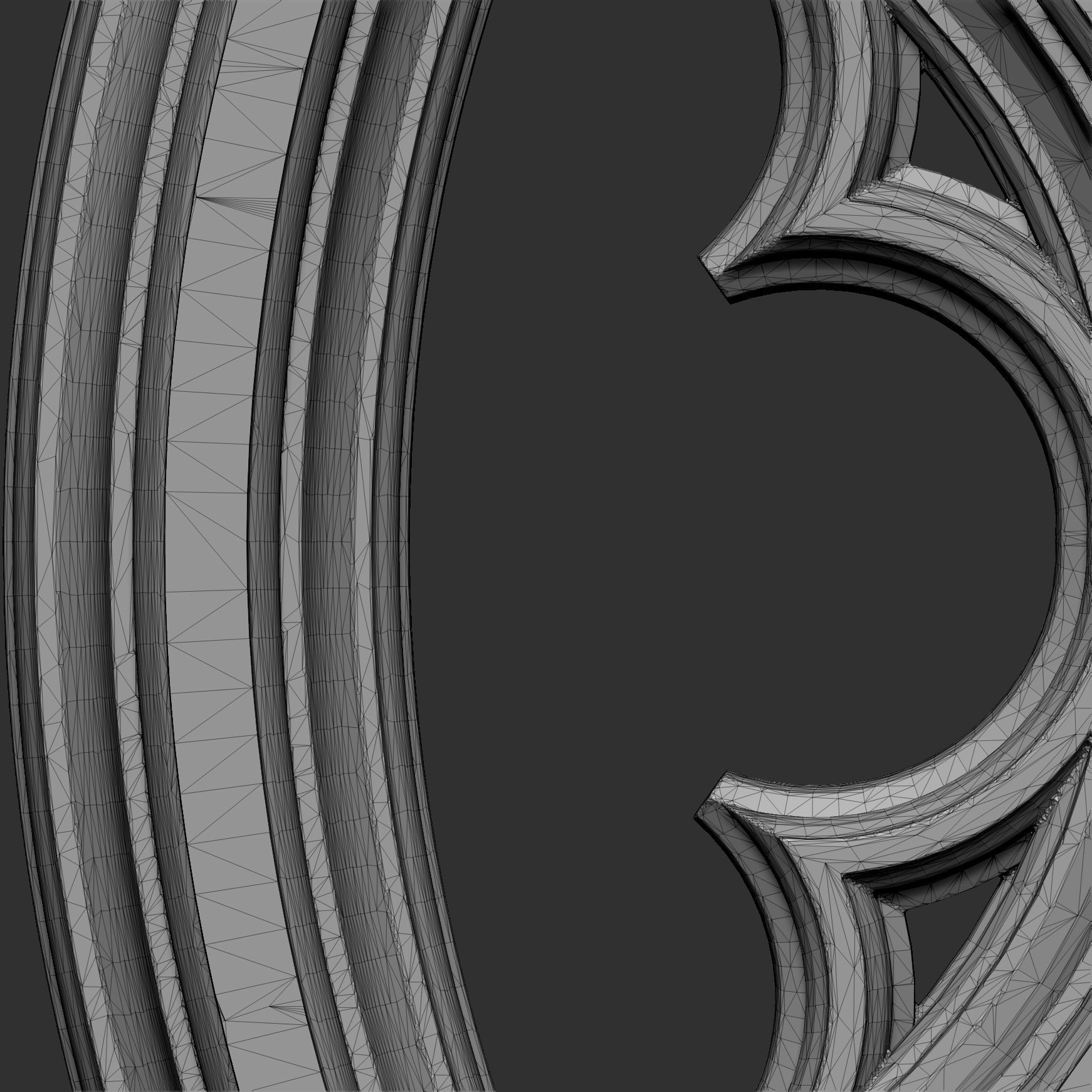 Gothic Tracery 3D model 3D printable | CGTrader