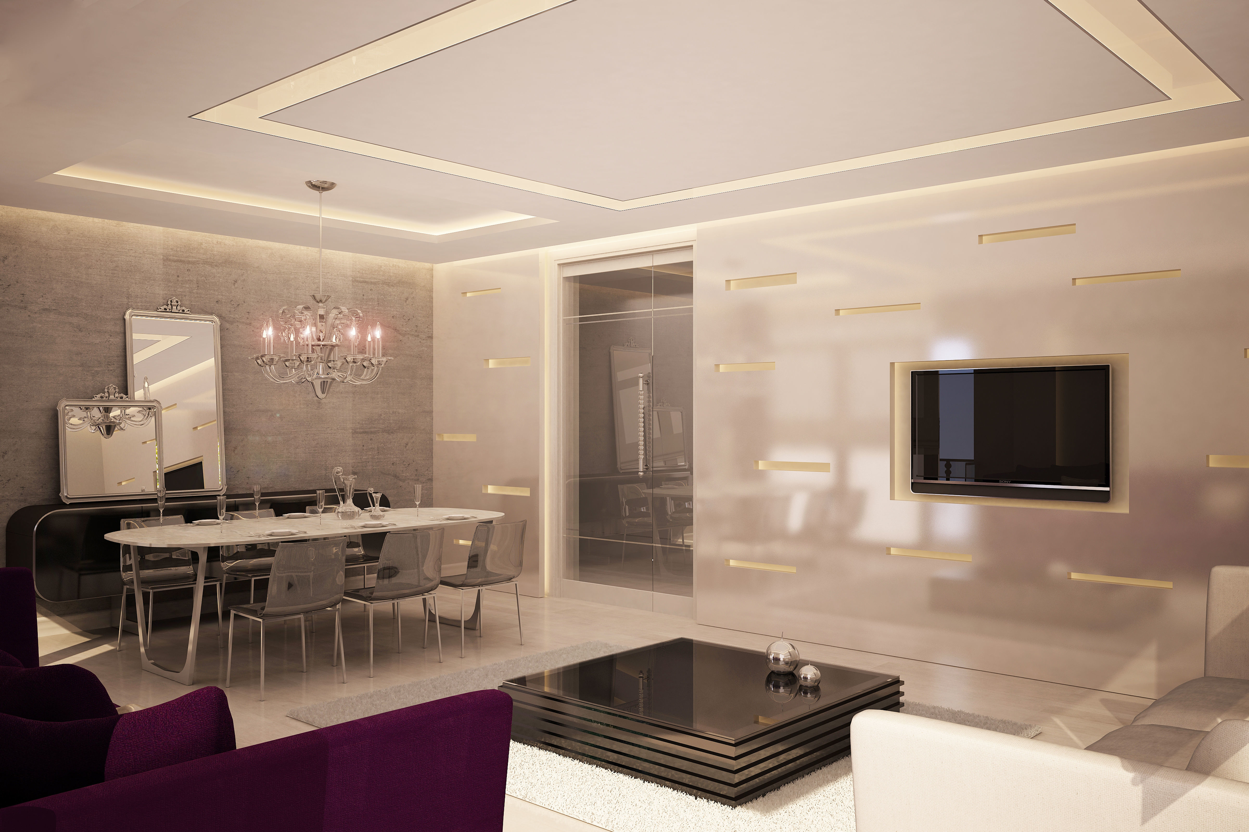 living room scene 3D model | CGTrader living room scene 3D model | CGTrader
