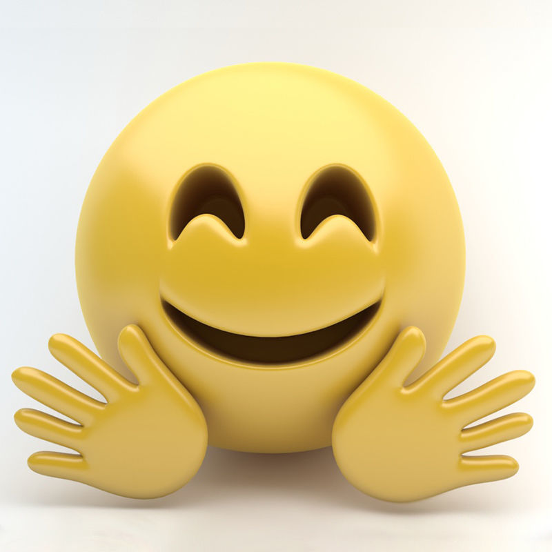 3D model EMOJI hugging | CGTrader