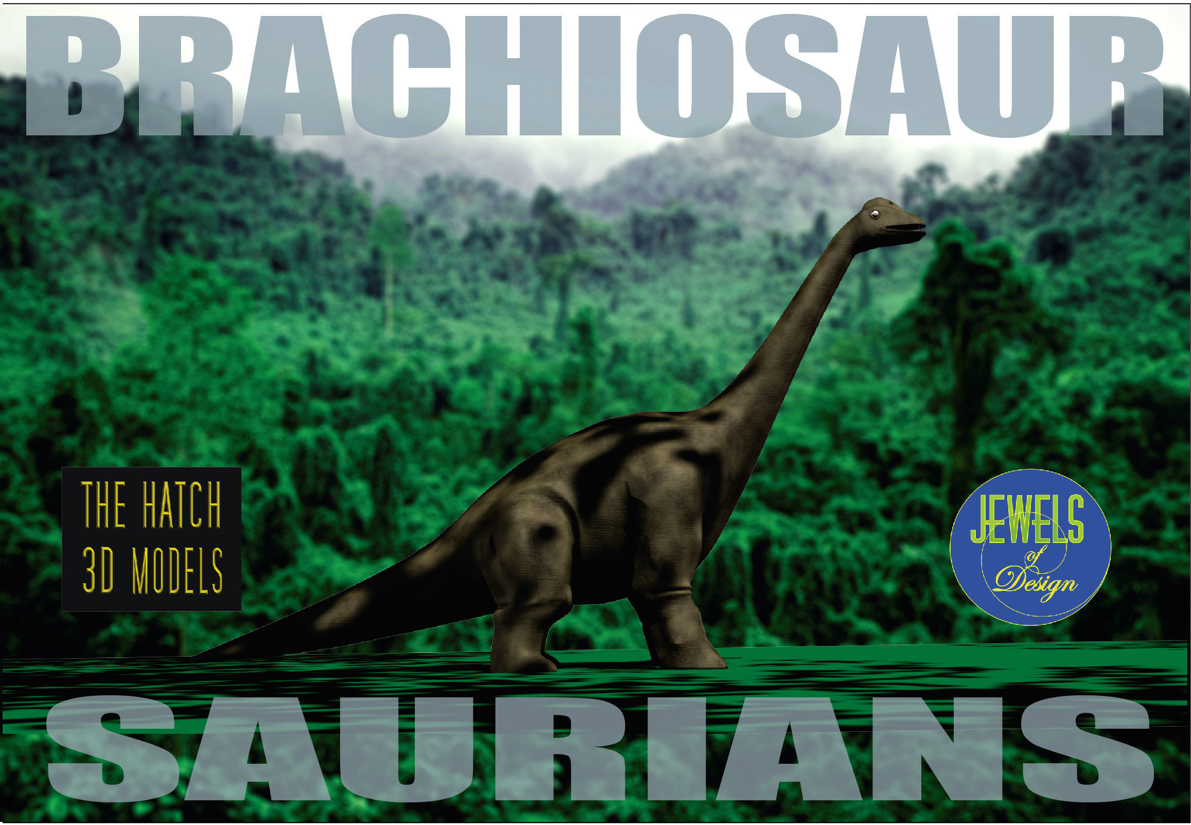 Brachiosaur model