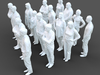 3D model 16 Stylized Human Statues Pack V6 VR / AR / low-poly | CGTrader