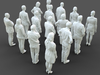 3D model 16 Stylized Human Statues Pack V12 VR / AR / low-poly | CGTrader