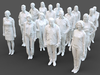 3D model 16 Stylized Human Statues Pack V12 VR / AR / low-poly | CGTrader