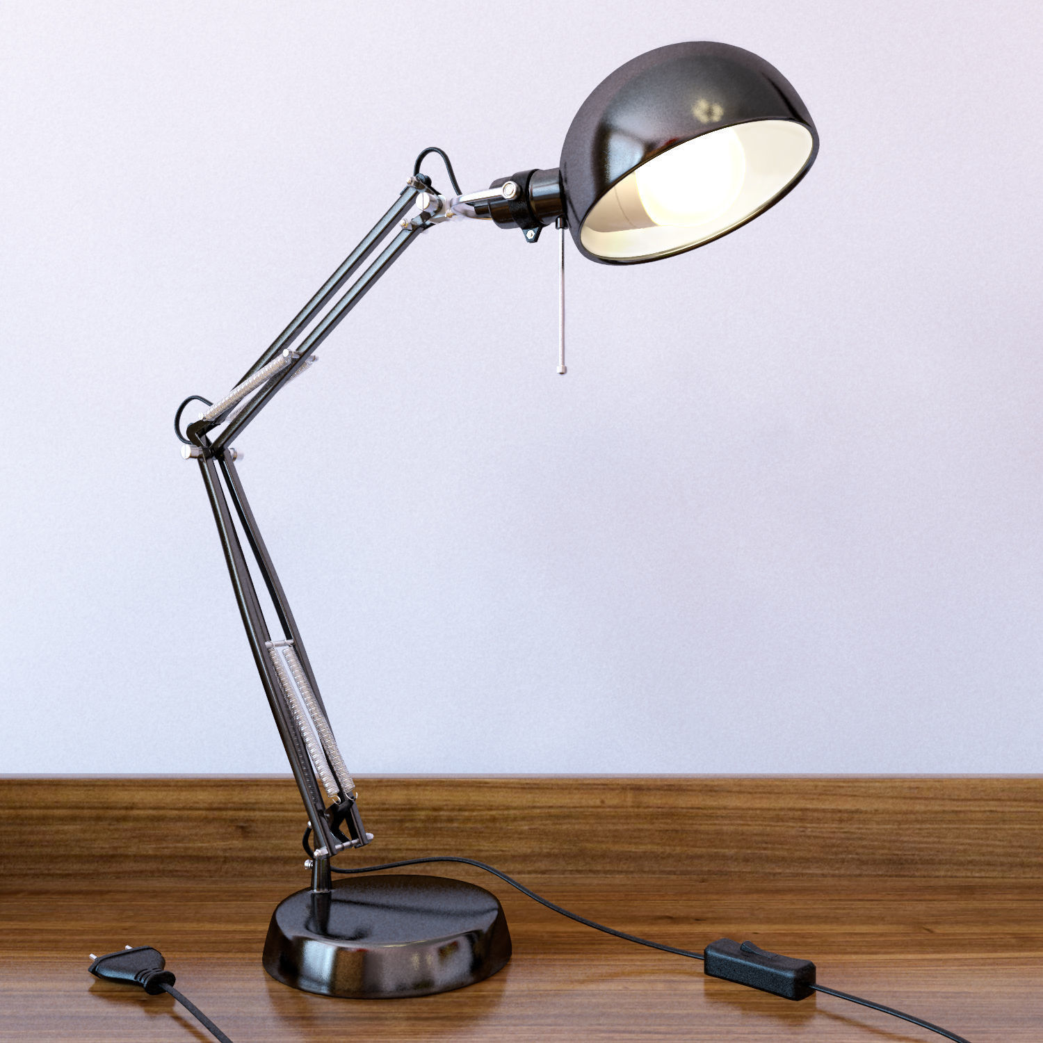 3d Model Forsa Desk Lamp Cgtrader Forsa Desk Lamp 3d Model Max Obj Fbx Mat 1