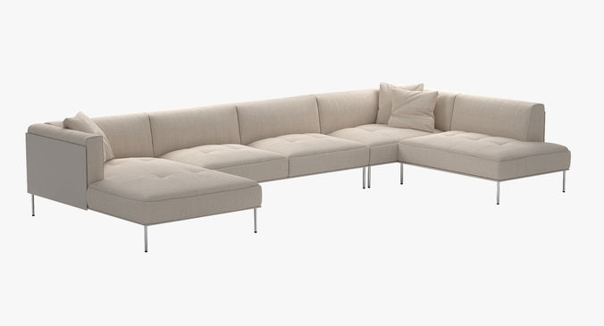 Living Divani Rod Sectional Sofa Model