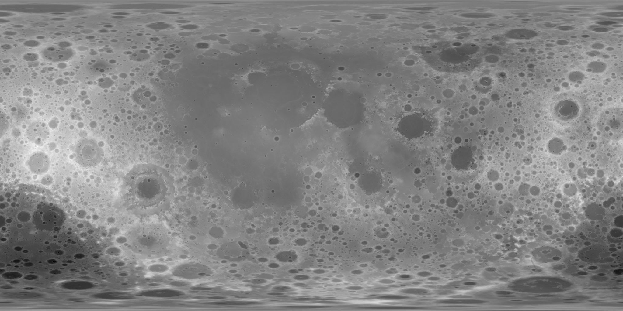 92k Moon Displacement Map 3D model