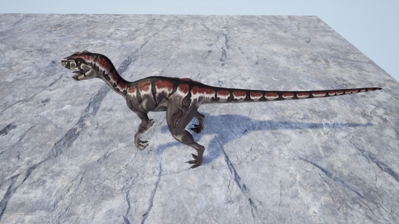 3d velociraptor