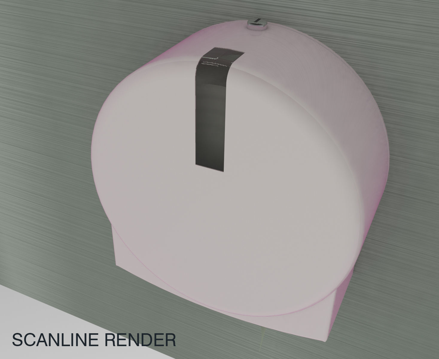 Public Restroom Plastic Toilet paper dispenser 3D model CGTrader