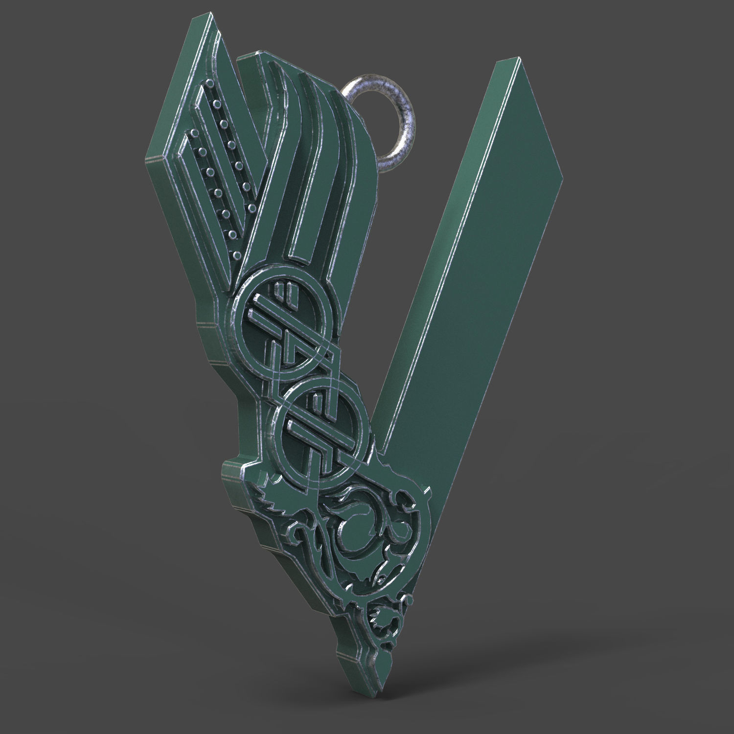 Pendant Vikings 3D print model