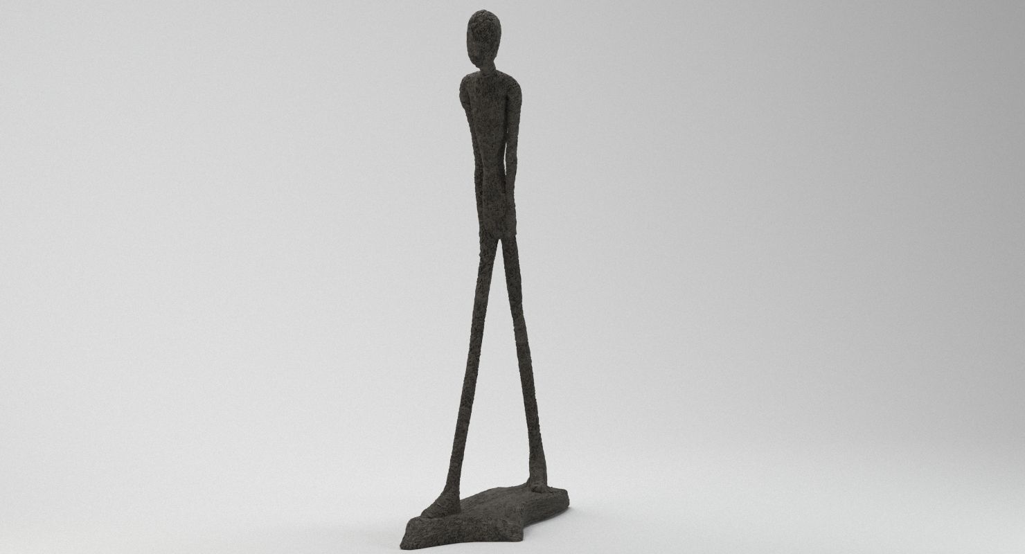 black stone human figure