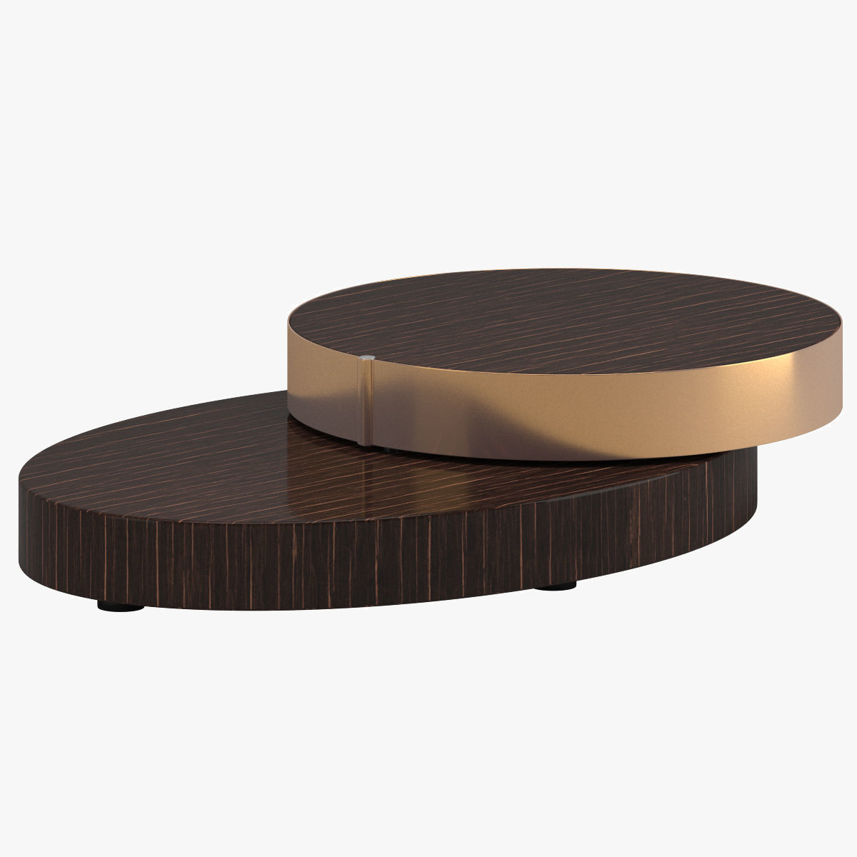Dark Brown And Gold Minotti Benson Table 3d Model Max Obj Fbx Mtl Dark Brown And Gold Minotti Benson Table 3d Model Max Obj Fbx Mtl 5
