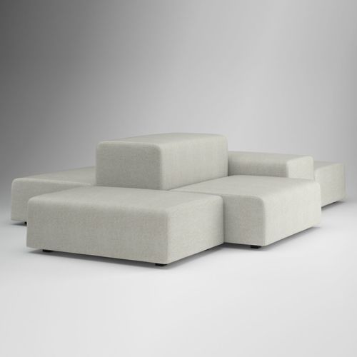 White Modern Sofa Divan Cgtrader White Modern Sofa Divan Model