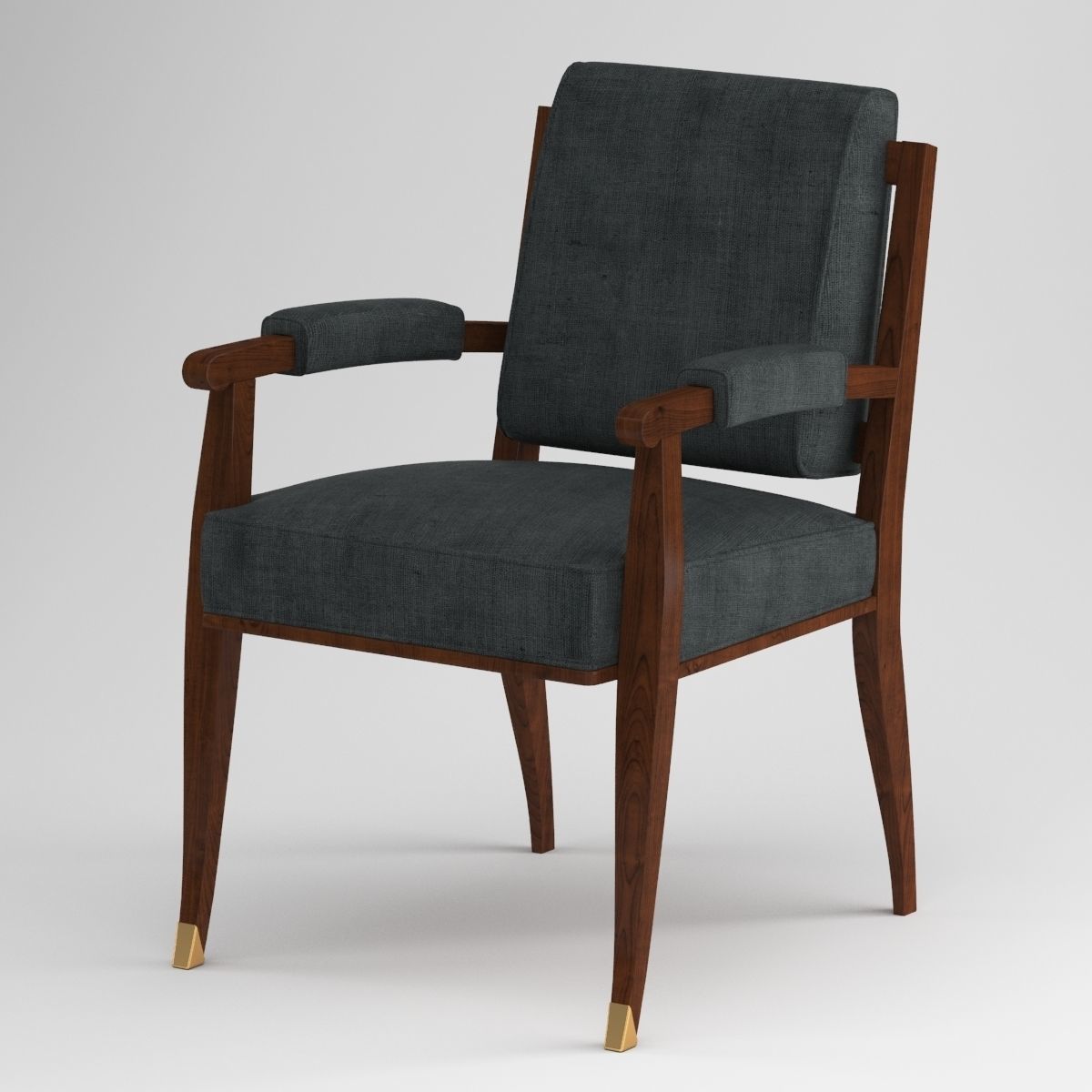 Brown And Dark Green Armchair 3d Model Cgtrader Brown And Dark Green Armchair 3d Model Max Obj Fbx Mtl 5