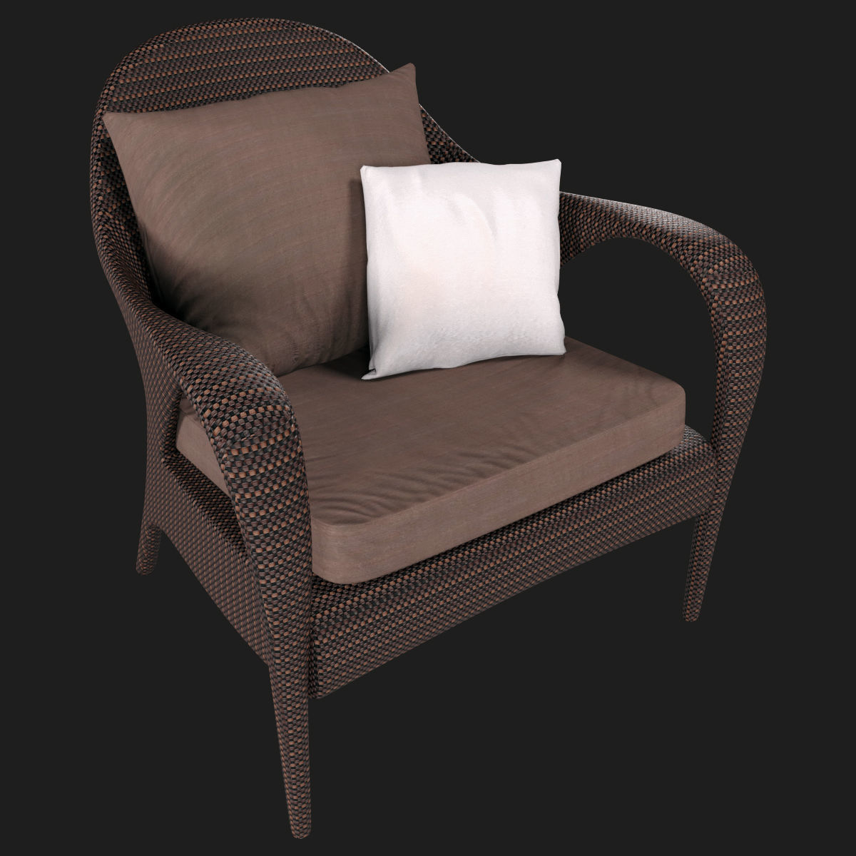 Lounge Chair collection Tango Dedon 3D model CGTrader