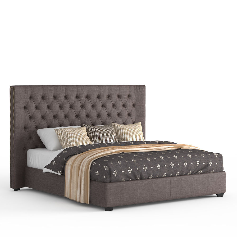 Dantone Bradford Bed 3D model CGTrader