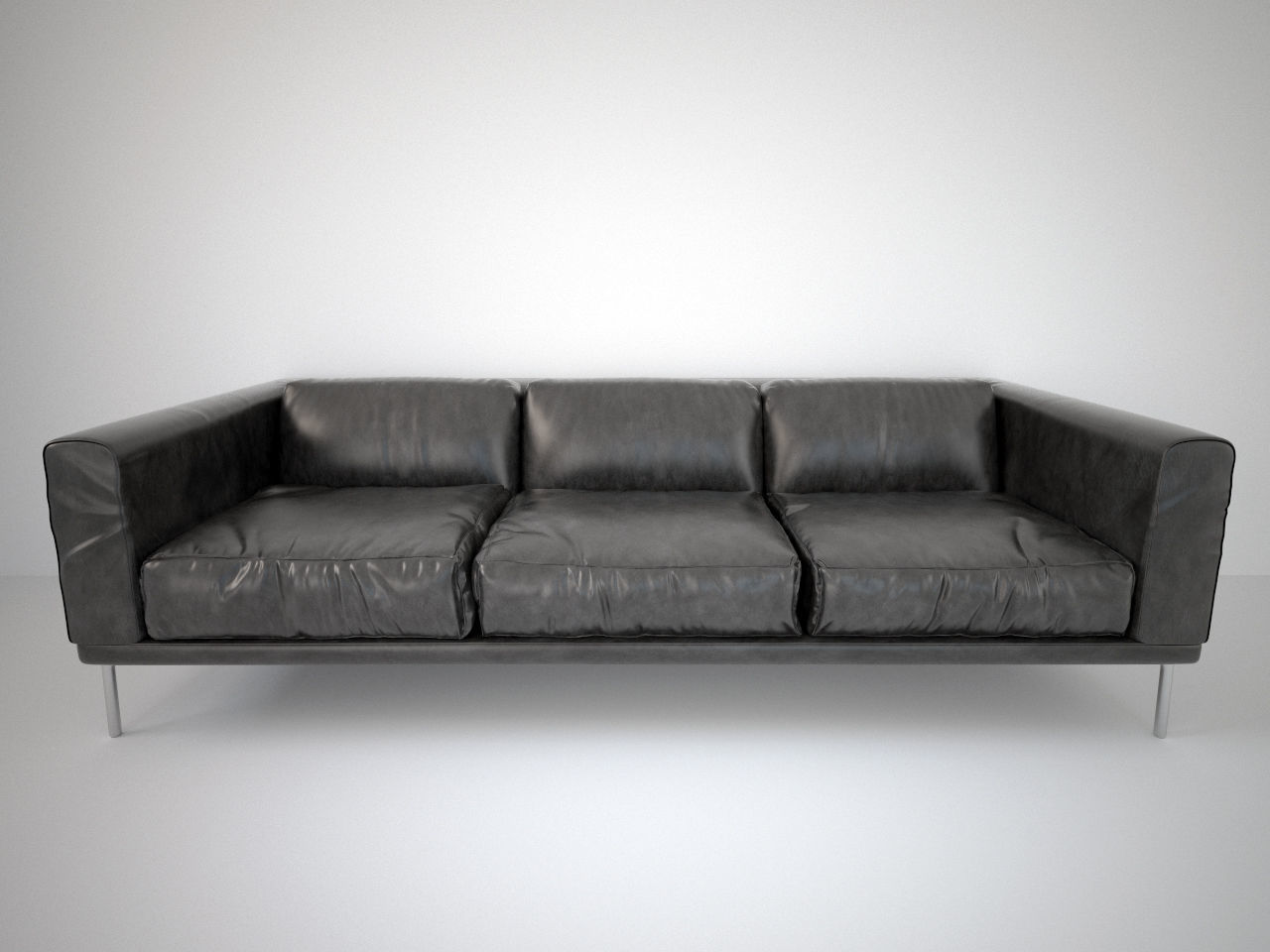 Leather Loft Sofa 3D model