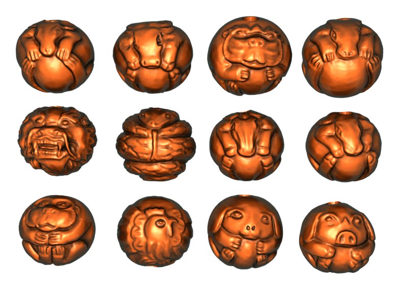 Zodiac Set 3D print model