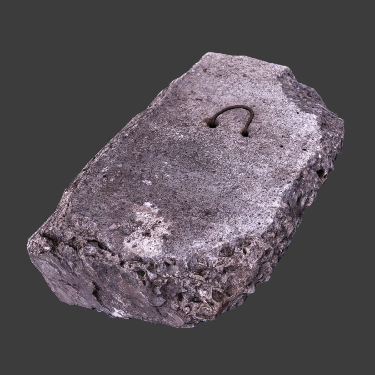 Concrete Block Debris