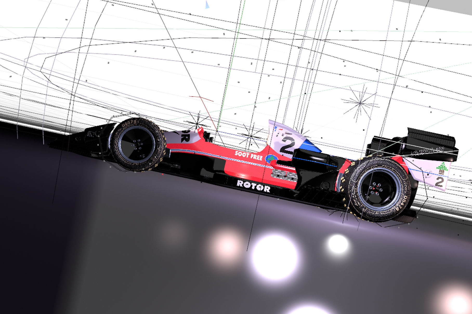 Rotor Racer Soot Free Team 3D model | CGTrader