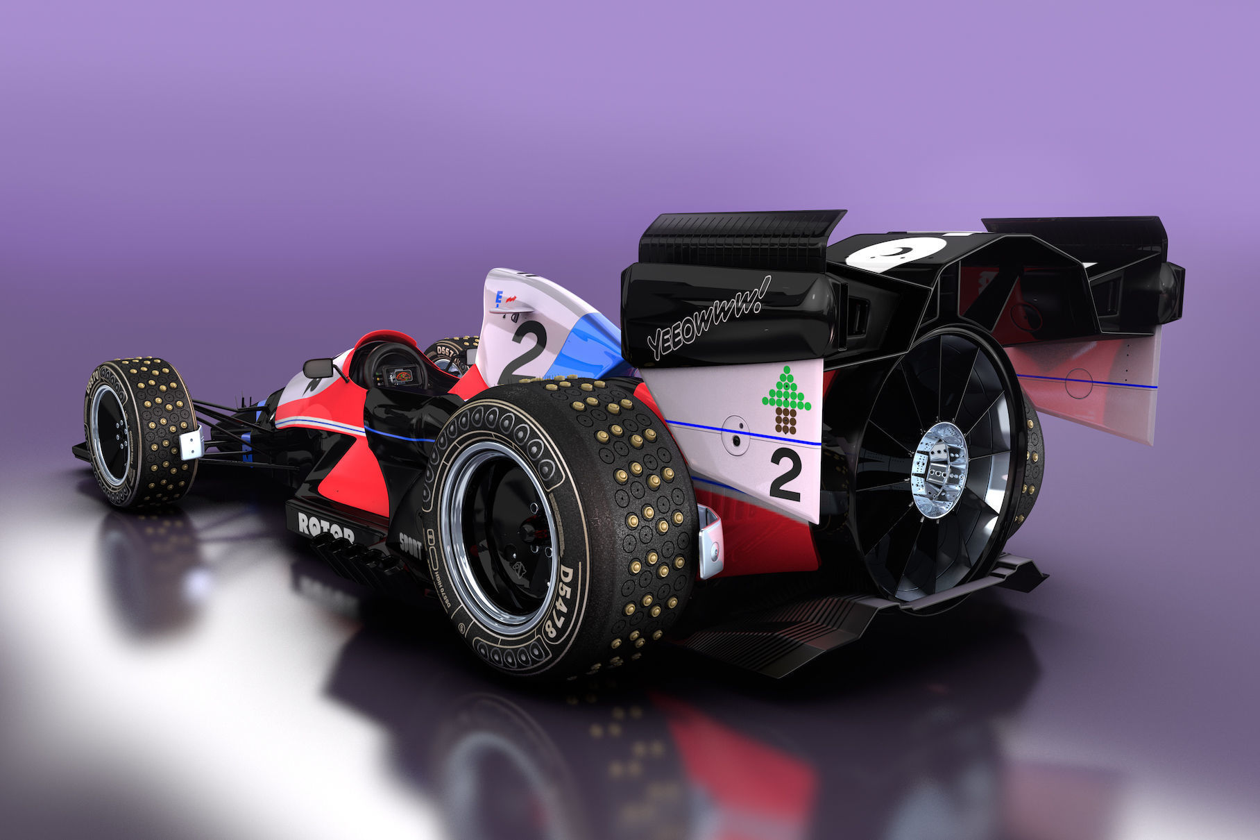 Rotor Racer Soot Free Team 3D model | CGTrader