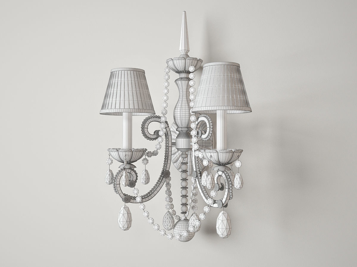 Ralph Lauren Adrianna Double Sconce In Antique Silverleaf Rl2231 3d Ralph Lauren Adrianna Double Sconce In Antique Silverleaf Rl2231 3d Model Max Obj 3ds Fbx Dxf