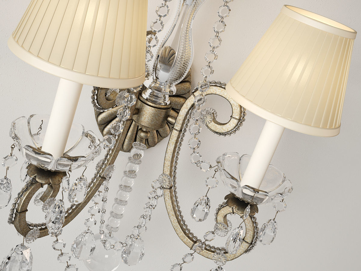 Ralph Lauren Adriana Chandelier Musethecollective Ralph Lauren Adrianna Double Sconce In Antique Silverleaf Rl2231 3d