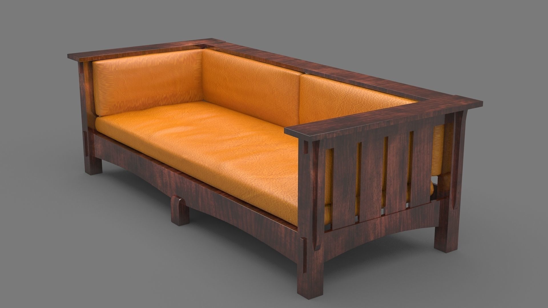 Wooden Sofa Cgtrader Wooden Sofa Cgtrader