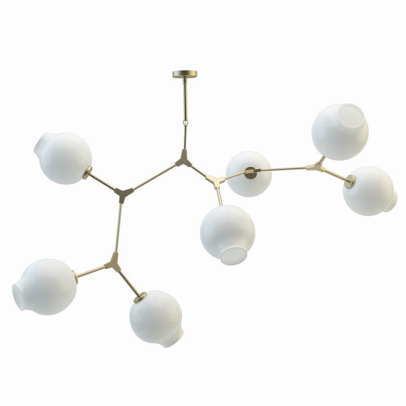 Lindsey Adelman Branching Bubble Chandelier Milk 3d Model Lindsey Adelman Branching Bubble Chandelier Milk 3d Model Max Fbx Unitypackage Prefab 2
