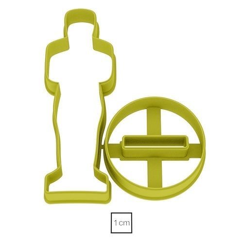 Oscar cookie cutter for professional free 3D model 3D printable CGTrader
