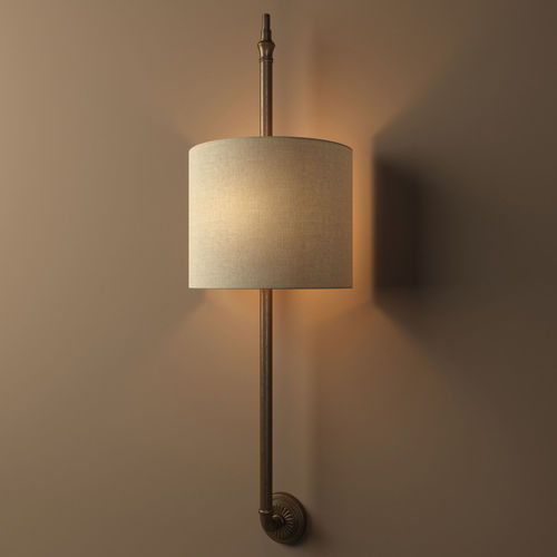 Restoration Hardware Brittany Architectural Railing Sconce Restoration Hardware Brittany Architectural Railing Sconce Model Max Obj Mtl Fbx 1