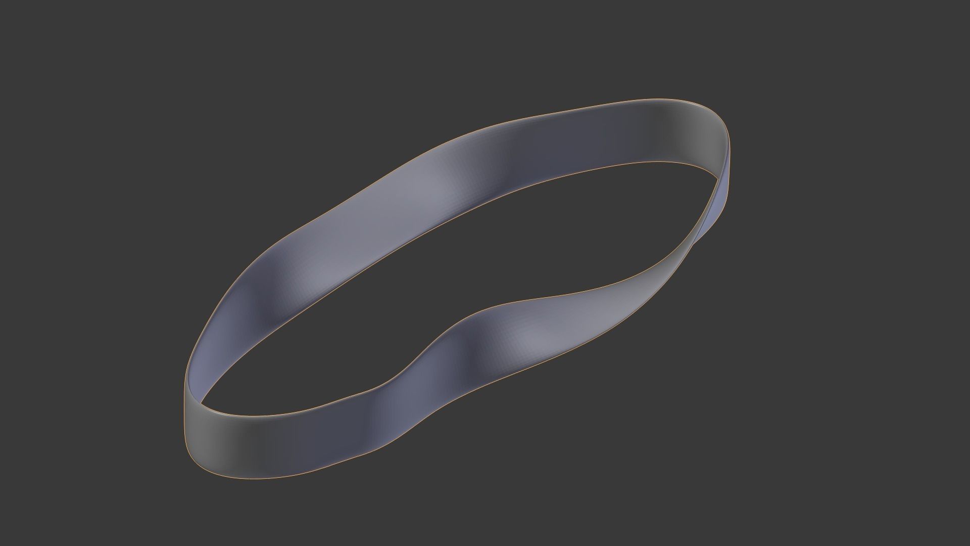 Classic mobius strip 3D model 3D printable | CGTrader
