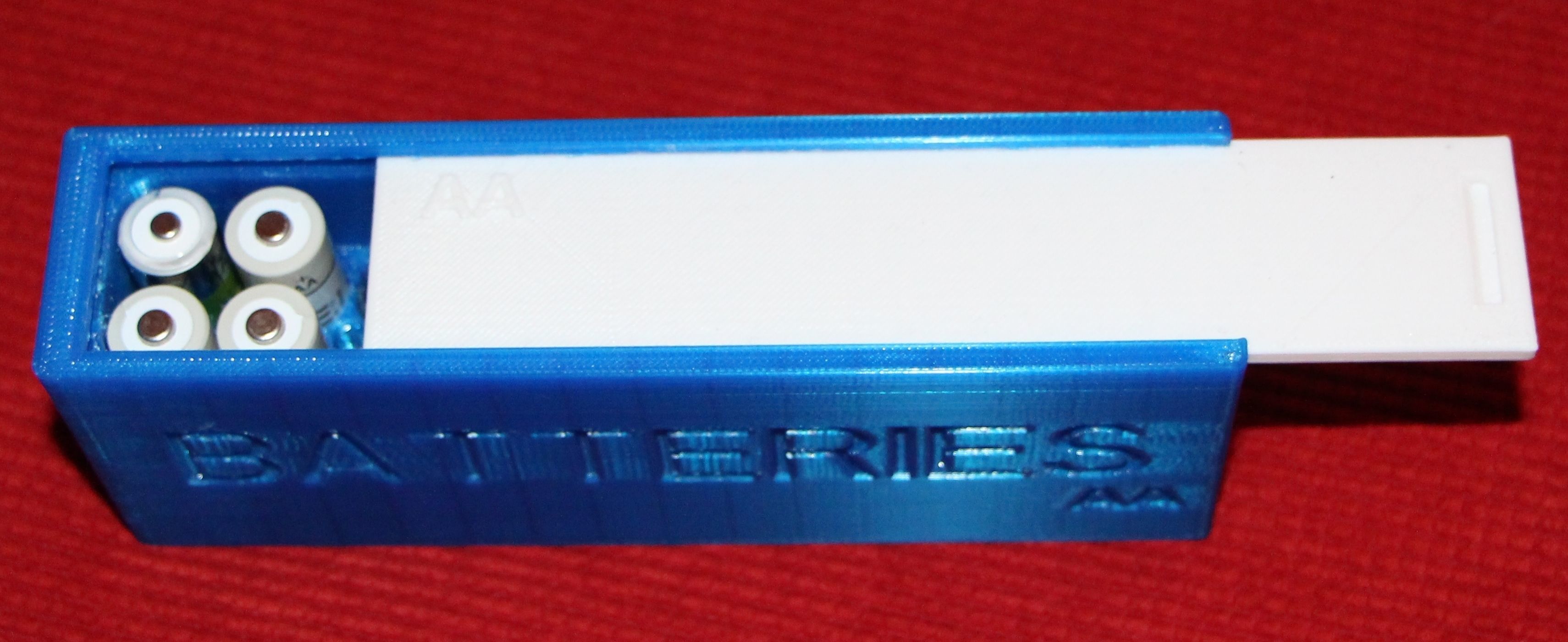 AA Battery Box 3D model 3D printable CGTrader