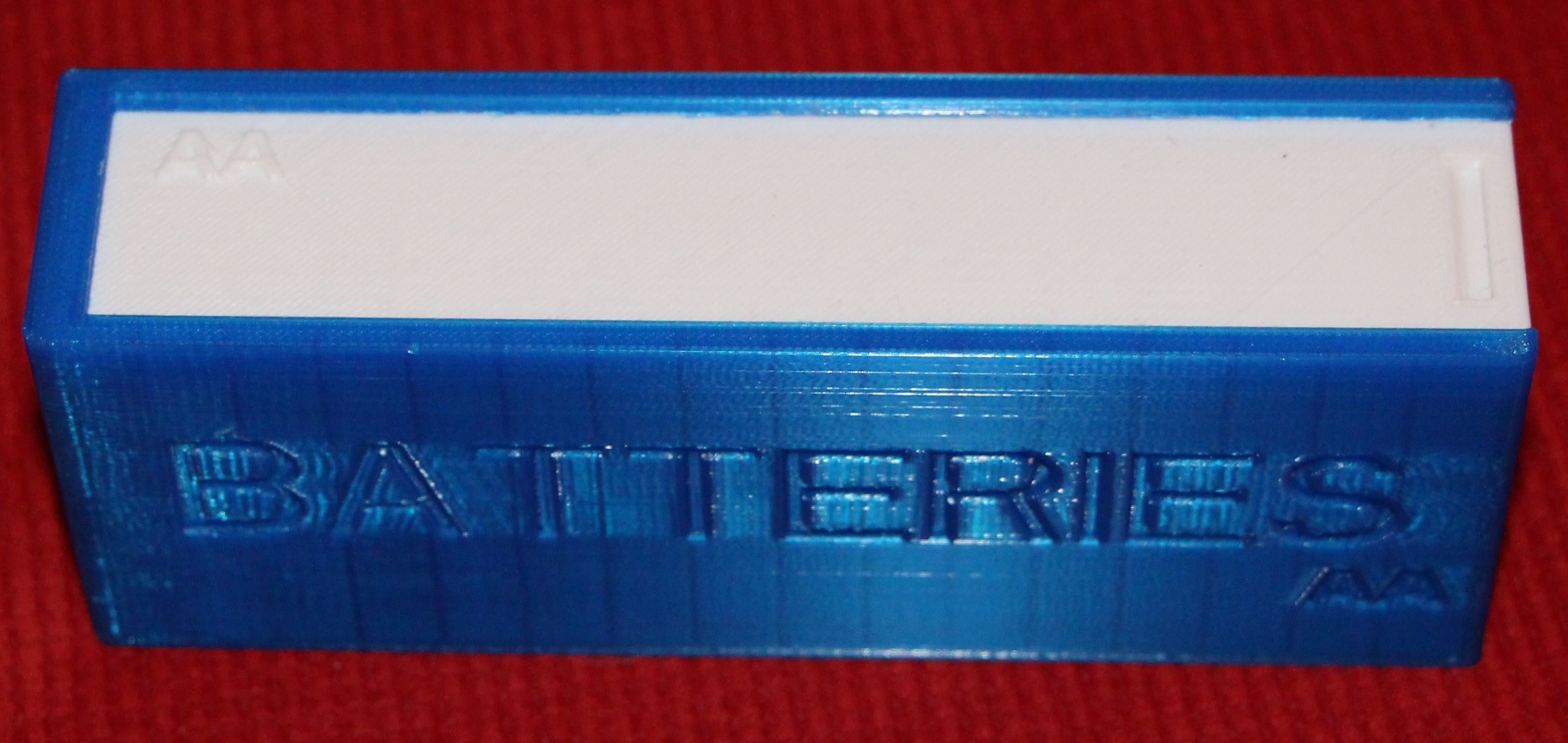 AA Battery Box 3D model 3D printable CGTrader