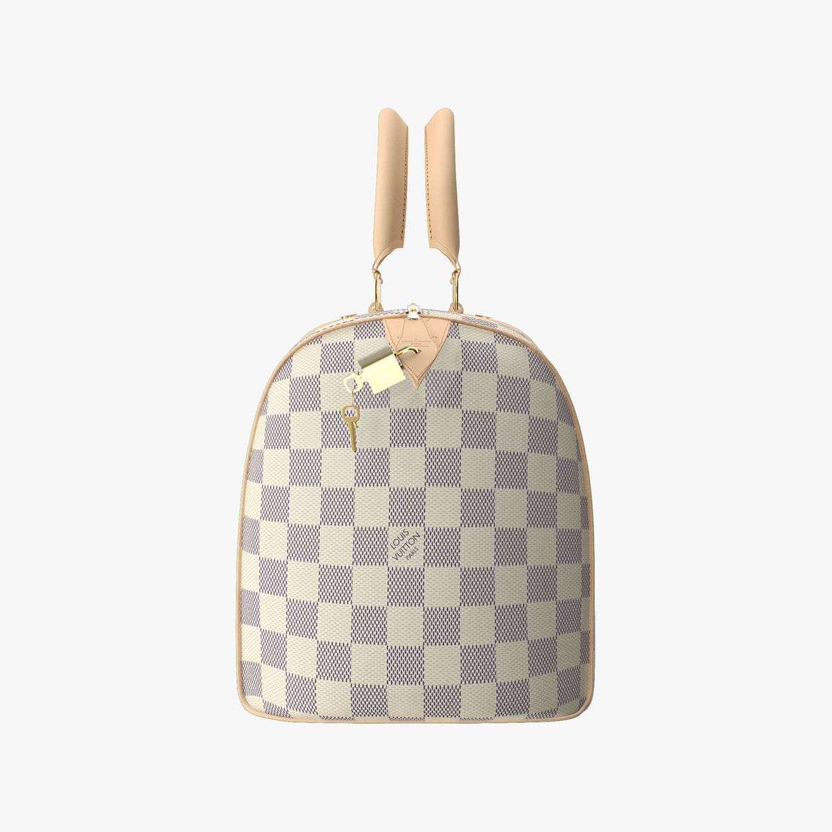 Louis Vuitton Speedy Bag Checker 3D model CGTrader